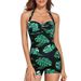 Women's One-Piece Swimsuit High Waisted Tummy Control Full Coverage Bathing Suit Modest Swimwear Solid Color Athletic Swimsuits For Women_ecoleips.com