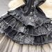 Women's Clothing Hot Girl Style Denim Tube Top Dress For Women Retro Old Fashioned Trailing Design Street Blasting Petite Puffy Short Skirt_ecoleips.com