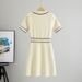 Women's Clothing Summer New Style High End Sense Of Covering Belly Age Reducing Casual Shirt Skirt Trend_ecoleips.com