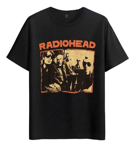 Women's T-Shirts T-shirt Muscle Freaks Radiohead Band Alternative Rock Style_ecoleips.com