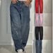 Cross-border European And American Fashion Starry Rhinestone Denim Jeans For Women, Casual Loose Straight_ecoleips.com