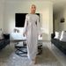 Verve Women's Fashion Long Robe With Bell Sleeves, Exquisite Embroidered Muslim Dress_ecoleips.com