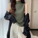 Women's Clothing Women's Sleeveless Vest Mid Neck Ice Silk Knit Top Slim Fit Summer Style Base Layer Outerwear Fashionable Inner Layer_ecoleips.com