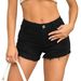 Women’s Clothing Sexy Casual High Waist Elastic Plus Size Ripped Jeans Female Denim Short_ecoleips.com
