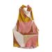 Summer New Geometric Pattern Halter Neck Top Pleated Skirt Set For Women3203301_ecoleips.com