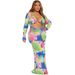 2025 New European And American Two Piece Bikini Swimsuit Women's Digital Printing Tight Three Piece Swimsuit Set_ecoleips.com