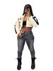 Women's Clothing Fashion Stretch Denim Fabric Women's Skinny Jeans Hole Motorcycle Style Clothing For Formal & Casual For Women_ecoleips.com