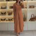 Women's Clothing Spring And Summer New Styles_casual Linen Suit_ladies Elegant Long Sleeved Wide Leg Pants Two Piece Suit_ecoleips.com