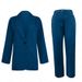 girl Girl European American Style Casual Women's Solid Color Sleeve Cardigan Jacket And Long Pants Two-Piece Suit Set_ecoleips.com