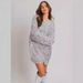 2025 Spring/Summer New Women's Fashion Mid-Length Asymmetrical Shoulder Sequin Dress Gown_ecoleips.com