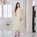 Women's Clothing Women's Muslim Dress Bottoming Vest Skirt + Bat Sleeve Loose Cardigan Robe Suit_ecoleips.com