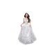 New Sexy V-neck Lace Mesh Waist Pendulum Suspender Dress Women_ecoleips.com