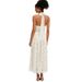 Summer New Women's Long Dress Halter Neck Lace Solid Color Open Back Strapless Waist European And American Style 2025_ecoleips.com