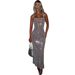 Women's Sexy Sequined Mesh Backless Halter Bodycon Maxi Dress – Glitter Party Club Gown_ecoleips.com