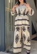 Women's Clothing Summer Fashion Casual Shirt Trousers Printed Large Size Loose Ladies Suit_ecoleips.com