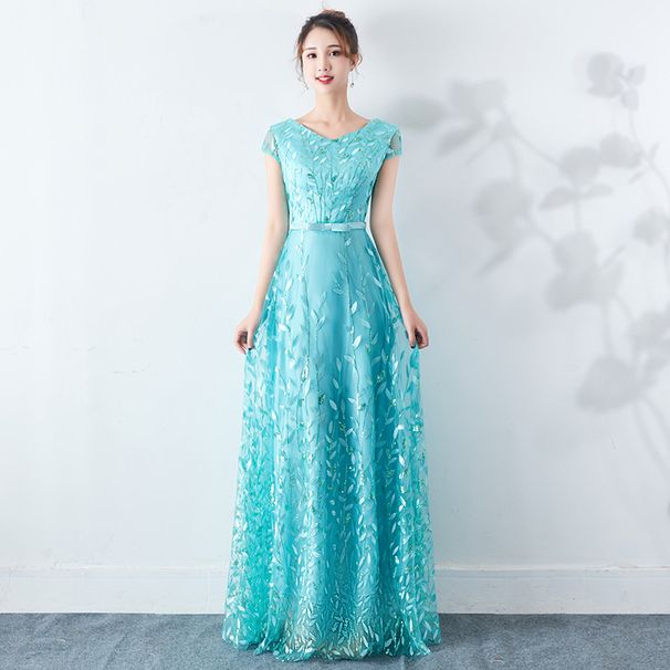 Women's Long Red Dress for Choral Performances Student Choir Solo Singing Art Exam Evening Gown New Style 2026_ecoleips.com