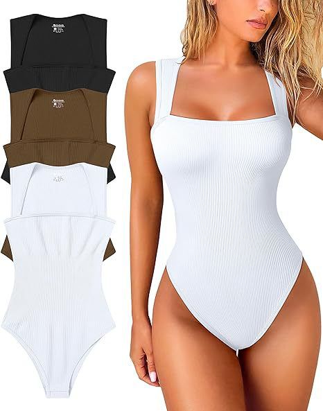 Women's U-Neck Sleeveless Vest Tights_ecoleips.com