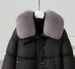 K Women's New Fashion Big Fur Collar Cotton Coat_ecoleips.com