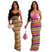 Women's Clothing Backless Suspender Print Dress Female Fashion Casual Long Dress Female_ecoleips.com