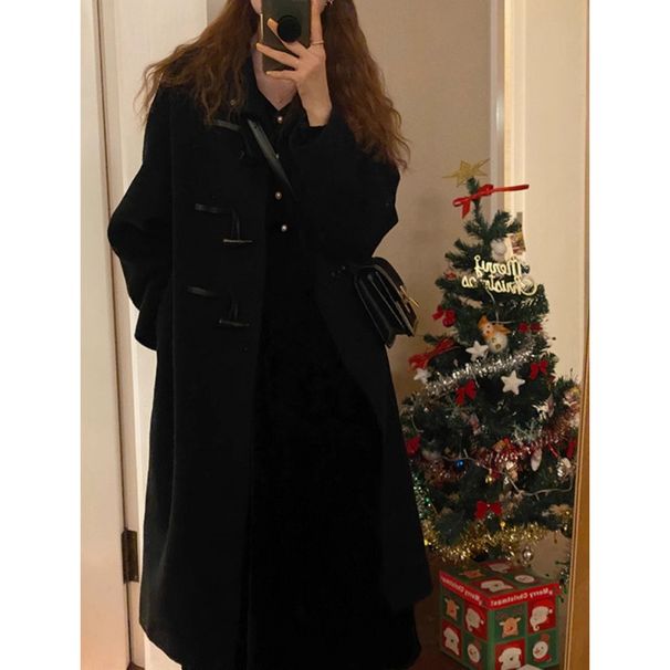Winter And Christmas Woolen Coats For Women, Medium-Length Woolen Jackets For Petite Women, Wholesale Women's Tops_ecoleips.com