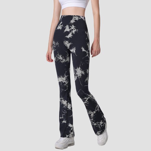 Women's Clothing Peach Flared Pants Women's Yoga High Waist Hip Lifting Tights Wide Leg Fitness Pants Quick-drying Running Sports_ecoleips.com