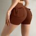 Women's Clothing Quick Drying Sports Shorts Tight Fitting Fitness Pants Slimming Elastic Running High Waist Hip Lifting Yoga Pants_ecoleips.com