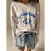 Autumn And Winter Loose Printed Long-Sleeved T-Shirt Female Lazy Fashion Round Neck Versatile Bottoming Top_ecoleips.com