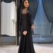 Women's Clothing Elegant Embroidered Long Sleeve Maxi Dress Modest Islamic Fashion With Turkish Arabic Inspired Design A-Line Flowy Abaya _ecoleips.com