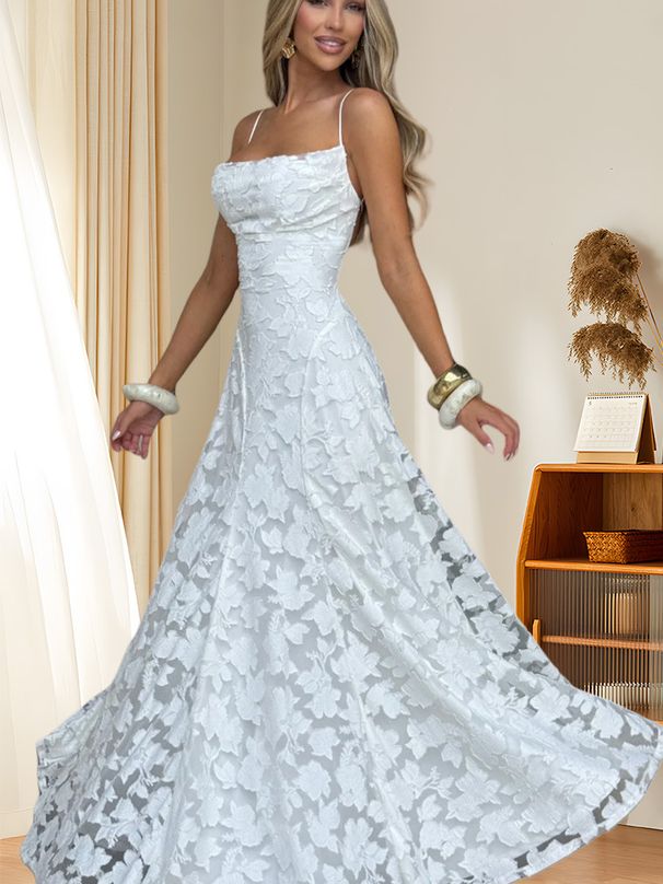 Women's Clothing Summer New Sling Backless Fashionable Versatile Hot Girl Style Long Dress_ecoleips.com