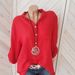 Classic V-Neck Pocket Blouse – Breathable Cotton-Linen Top For Women (White/Red/Khaki/Pink/Rose/Blue, S-5xl)_ecoleips.com