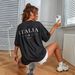 Women's Relaxed Fit Graphic T-Shirt Cotton-Like Jersey Tee Casual Streetwear Soft Comfortable All Day Long Top_ecoleips.com
