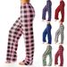Women Pants Plaid Cotton Loose Ladies Pajama Pants Pyjama Trousers Men Sleep Bottoms Lounge Wear Sleep Lounge Pants Bottoms_ecoleips.com