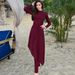 Women's Clothing Conservative Separate Long Sleeve Swimsuit Set Irregular Hemline Fashionable Popular Women's Swimwear_ecoleips.com
