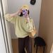 girl Korean Lazy Thick Pullover Sweater Women, New Autumn And Winter College Style Loose Versatile Knitted Top For Women_ecoleips.com