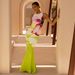 Women's High-End Floral Print Dress Round Neck Sleeveless Slim Fit Fishtail Long_ecoleips.com
