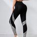 Women's Clothing Women's Yoga Wear Digital Print Patchwork Pocket Leggings European And American Style Outdoor Sports Fitness Pants_ecoleips.com