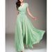 Women Ladies Clothing Short-Sleeve Sexy Club Boho Beach Dress Lady Summer Deep V Neck Party Long Maxi Dress Women_ecoleips.com
