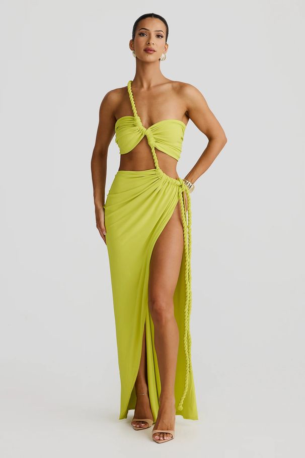 Elegant Sleeveless Side Slit Summer Dress For Women Simple Sexy Corset-Style Dress Backless Design Lightweight & Comfortable Fabric_ecoleips.com