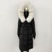 Women's Clothing Elegant Long Down Coat With Fox Fur Trim For Women - Winter Warmth, Slim Fit, Detachable Hood_ecoleips.com