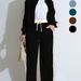 Women's Winter Sportswear Set – Zip-Up Hoodie & Jogger Pants (Oversized Fit, Color-Blocked, Fleece-Lined, Casual Athleisure)_ecoleips.com