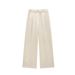 Women's Clothing New Street Style Lace Up Stitching Design Casual Pants_ecoleips.com