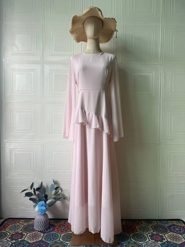 Women's Long Sleeved Dress Elegant Luxurious Style European American Fashion For 2025 Soft Material_ecoleips.com