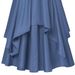 K European And American Style Halloween Costume For Women: Irregular Midi Skirt With Elastic Waist._ecoleips.com