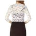 Women's Clothing Style Women's Short Collarless Vest Cardigan Solid Color Elegant Lace Top Fashion Outerwear_ecoleips.com