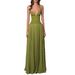Women's Sexy Halter Neck Backless Low Waist Pleated Suspender Dress Fashionable_ecoleips.com