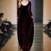 Modest Abaya Dress/Muslim Dress Women Elegant French Velvet Dress With Long Sleeves & Flowy Hem - Soft Round Neck A-Line Formal Gown_ecoleips.com
