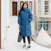 Women's Long Padded Coat Winter Warm Oversized Hooded Parka With Pockets – Black/White/Blue/Khaki/Coffee_ecoleips.com