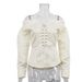Women's Off-Shoulder Cardigan Long Sleeve Fashion Top With Tie Waist Sexy European American Style Versatile French Style Blouse_ecoleips.com