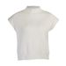 Elegant High Neck Sleeveless Sweater Women's Knit Top - Soft Acrylic Blend, Relaxed Fit, Versatile Solid Colors For Autumn & Winter_ecoleips.com