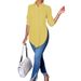Spring/Summer Pure Color Flannel Collar Loose-Fitting Long-Sleeve Fashionable Versatile Cardigan Stylish Commute Shirt_ecoleips.com